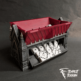 Tabletop Terrain Accessory 12mm Rapid Fire Dicebox - Gothic Mausoleum