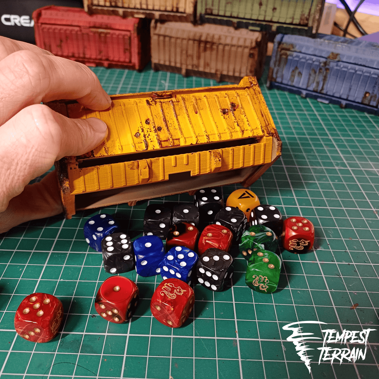 Tabletop Terrain Accessory 16mm Rapid Fire Dicebox