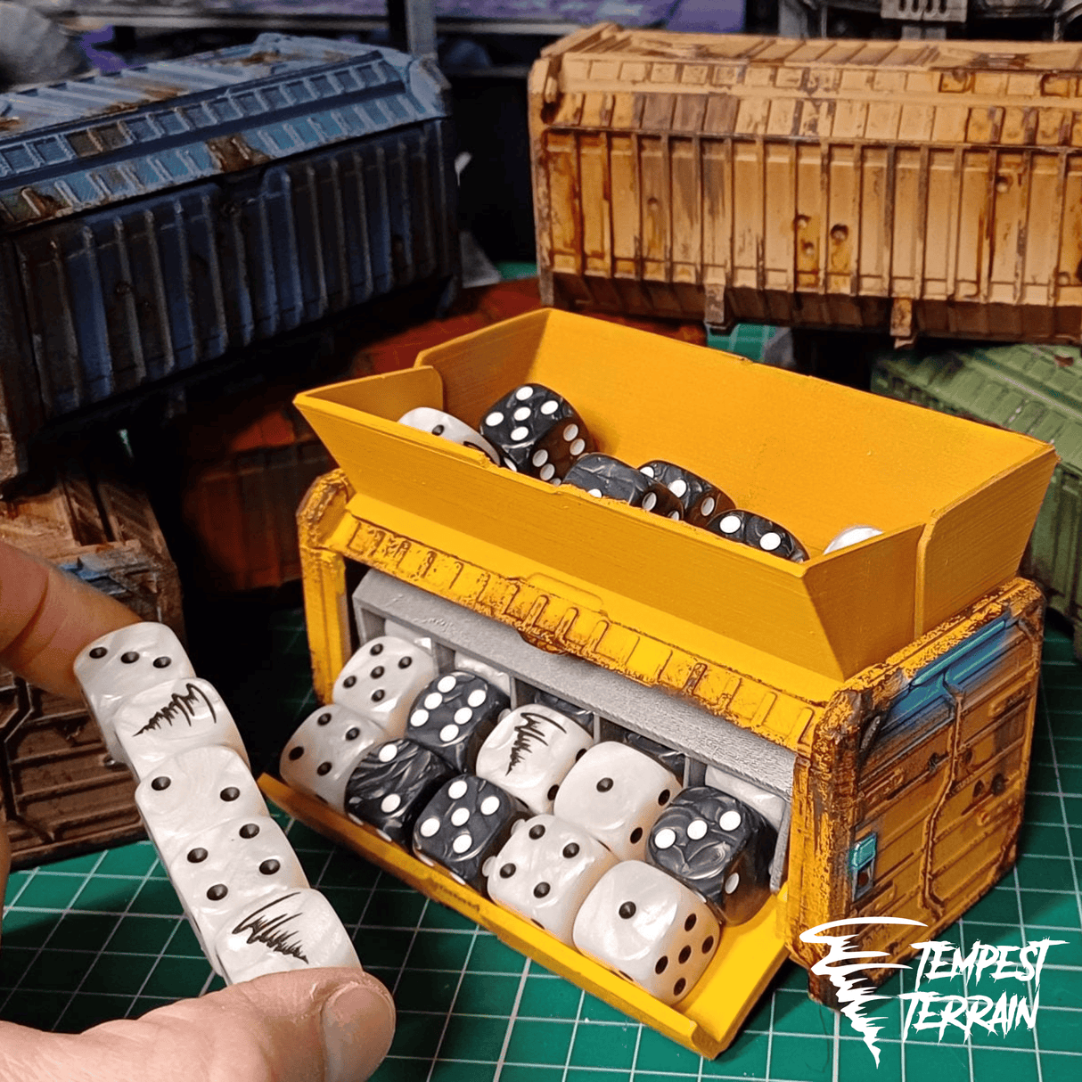 Tabletop Terrain Accessory 16mm Rapid Fire Dicebox