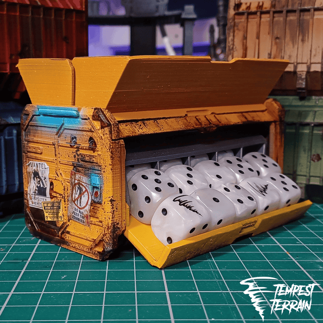 Tabletop Terrain Accessory 16mm Rapid Fire Dicebox