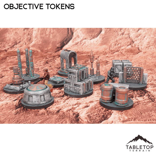 Tabletop Terrain Accessory 2-Inch Objective Tokens Compatible with Star Wars Legion