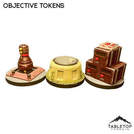 Tabletop Terrain Accessory 2-Inch Objective Tokens Compatible with Star Wars Legion