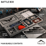 Tabletop Terrain Accessory Battle Box - 40k Compatible Component Organizer