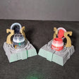Tabletop Terrain Accessory Citadel Paint/Wash Pot Holder - NecroForge themed with lid holders