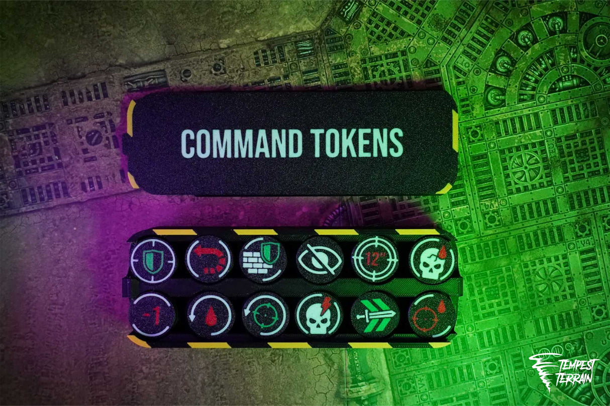 Tabletop Terrain Accessory Command Token Set - For 11th Edition