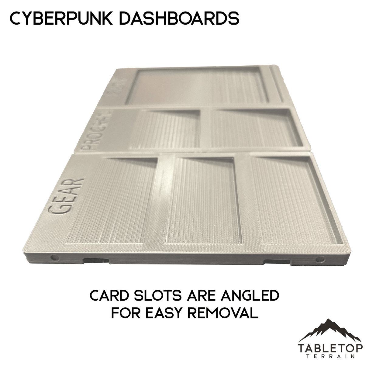 Tabletop Terrain Accessory Cyberpunk Card and Token Dashboard