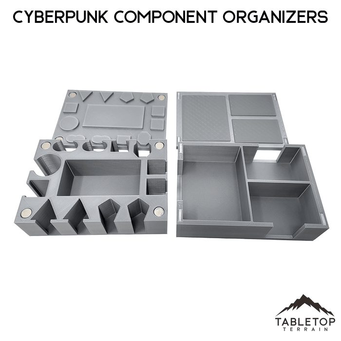 Tabletop Terrain Accessory Cyberpunk Component Organizers