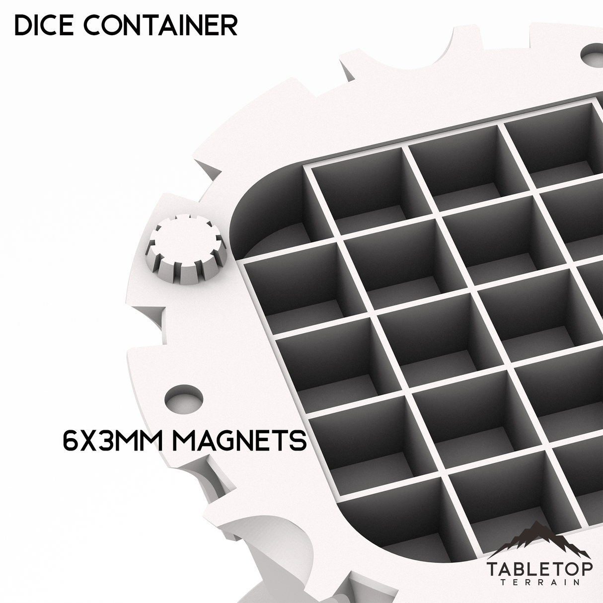 Tabletop Terrain Accessory Eldari Dice Container