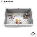 Tabletop Terrain Accessory Food Stands Miniature Travel Case
