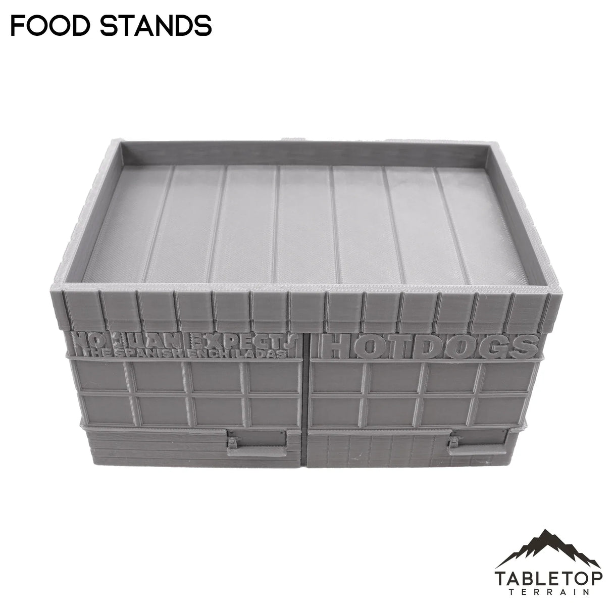 Tabletop Terrain Accessory Food Stands Miniature Travel Case