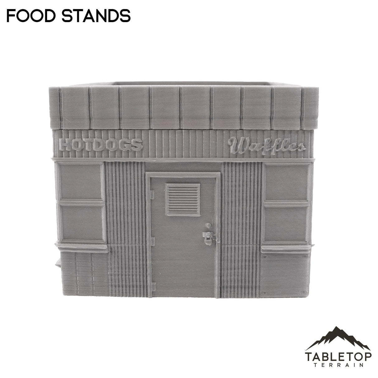 Tabletop Terrain Accessory Food Stands Miniature Travel Case