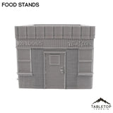 Tabletop Terrain Accessory Food Stands Miniature Travel Case