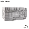 Tabletop Terrain Accessory Food Stands Miniature Travel Case