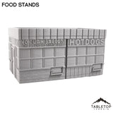 Tabletop Terrain Accessory Food Stands Miniature Travel Case