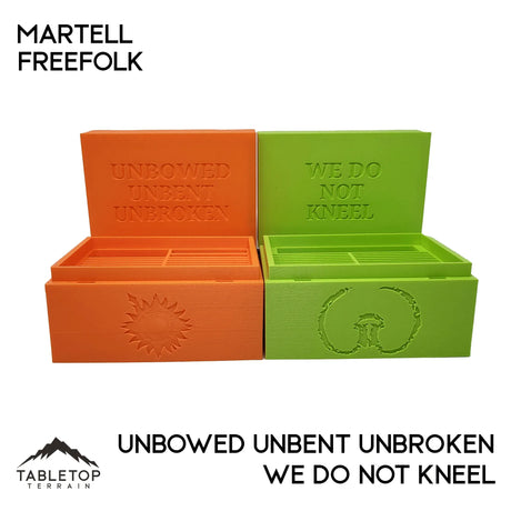 Tabletop Terrain Accessory Free Folk / General's Cache ASOIAF Card Storage Organizers