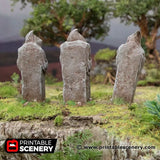 Tabletop Terrain Accessory Hagglethorn Waymarkers - Objective Markers - Hagglethorn Hollow