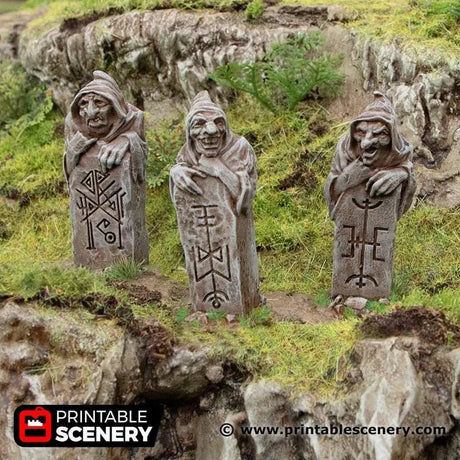 Tabletop Terrain Accessory Hagglethorn Waymarkers - Objective Markers - Hagglethorn Hollow