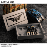 Tabletop Terrain Accessory Monumental Bottle Module Addon Battle Box - 40k Compatible Component Organizer