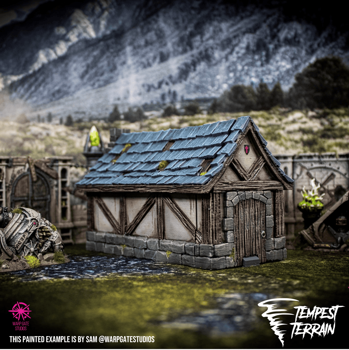 Tabletop Terrain Accessory Rapid Fire Dicebox - Fantasy Cottage
