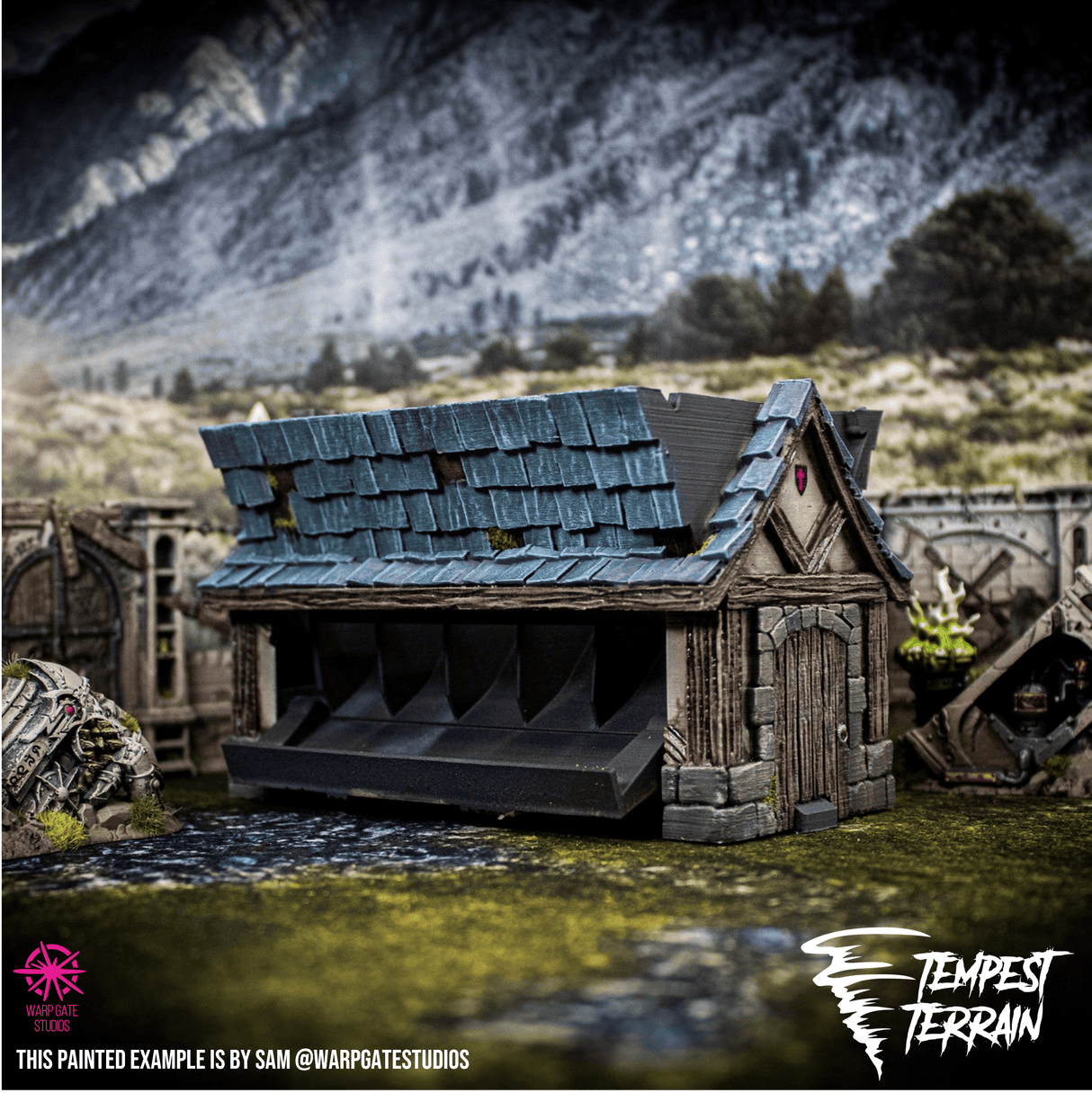 Tabletop Terrain Accessory Rapid Fire Dicebox - Fantasy Cottage