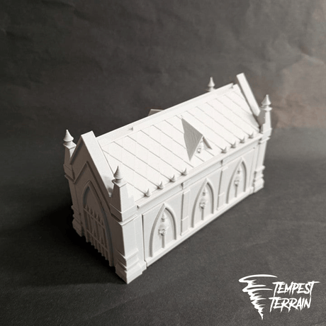 Tabletop Terrain Accessory Rapid Fire Dicebox - Gothic Mausoleum