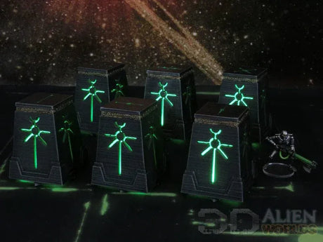 Tabletop Terrain Accessory Slumbering Machines Objective Markers