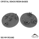 Tabletop Terrain Bases 100 mm / Single Crystal Xenos Resin Bases