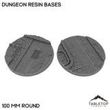 Tabletop Terrain Bases 100 mm / Single Dungeon Resin Bases
