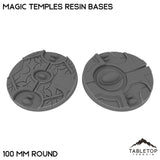 Tabletop Terrain Bases 100 mm / Single Magic Temples Resin Bases