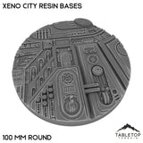 Tabletop Terrain Bases 100 mm / Single Xeno City Resin Bases