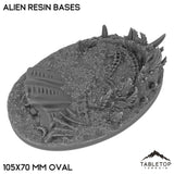Tabletop Terrain Bases 105×70 mm oval / Single Alien Resin Bases