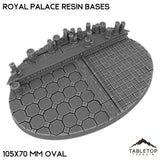 Tabletop Terrain Bases 105×70 mm oval / Single Royal Palace Resin Bases