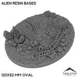 Tabletop Terrain Bases 120×92 mm oval / Single Alien Resin Bases