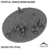 Tabletop Terrain Bases 120×92 mm oval / Single Crystal Xenos Resin Bases