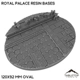 Tabletop Terrain Bases 120×92 mm oval / Single Royal Palace Resin Bases