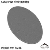 Tabletop Terrain Bases 170×109 mm oval / Single Basic Fine Resin Bases