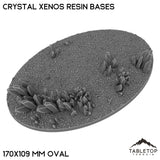 Tabletop Terrain Bases 170×109 mm oval / Single Crystal Xenos Resin Bases