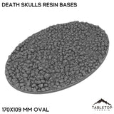 Tabletop Terrain Bases 170×109 mm oval / Single Death Skulls Resin Bases