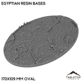 Tabletop Terrain Bases 170×109 mm oval / Single Egyptian Resin Bases