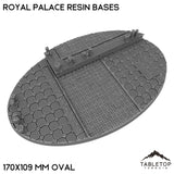 Tabletop Terrain Bases 170×109 mm oval / Single Royal Palace Resin Bases