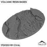 Tabletop Terrain Bases 170×109 mm oval / Single Volcanic Resin Bases