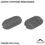 Tabletop Terrain Bases 174×100 mm oval / Single Legion Command Resin Bases