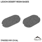 Tabletop Terrain Bases 174×100 mm oval / Single Legion Desert Resin Bases