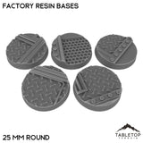 Tabletop Terrain Bases 25 mm / Single Factory Resin Bases