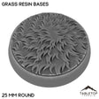 Tabletop Terrain Bases 25 mm / Single Grass Resin Bases
