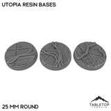 Tabletop Terrain Bases 25 mm / Single Utopia Resin Bases
