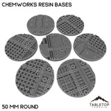 Tabletop Terrain Bases 50 mm / Single Chemworks Resin Bases