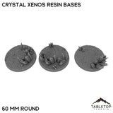 Tabletop Terrain Bases 60 mm / Single Crystal Xenos Resin Bases