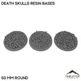 Tabletop Terrain Bases 60 mm / Single Death Skulls Resin Bases