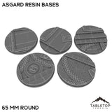 Tabletop Terrain Bases 65 mm / Single Asgard Resin Bases